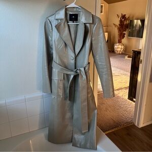 7 For All Mankind Tan XS Trench Coat